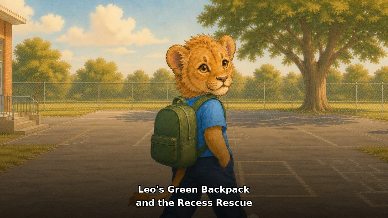 Leo's Green Backpack and the Recess Rescue